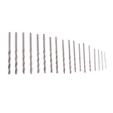 Max 36 Pieces Hand Twist Drill Bench Clamp Twist Drill Bit File Punching Tools