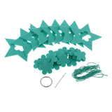 Max 1Set Stars Non-woven Felt Fabric Hanging Decors for Home Wall New Year Party