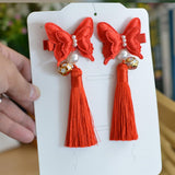 Max 3Pairs Chinese Style Cotton Butterfly Fabric Hair Qipao Accessories for Kids