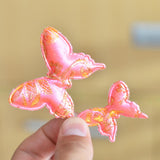 Max 3Pairs Chinese Style Cotton Butterfly Fabric Hair Qipao Accessories for Kids