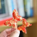 Max 3Pairs Chinese Style Cotton Butterfly Fabric Hair Qipao Accessories for Kids