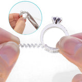 Max 6 Pieces Ring Size Adjuster for Loose Rings Jewelry Guard Sizer 6pcs 3mm A