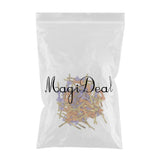 Max 50 Pieces Multi-colored Cellophane Bags Sealing Twist Ties  Group 5