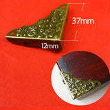 Max 10Pcs Metal Book Scrapbooking Photo Album Menu Corners Protectors edge cover