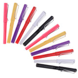 Max 2x Fountain Ink Pen Nib Pen Calligraphy Office School Stationery yellow