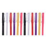 Max 2x Fountain Ink Pen Nib Pen Calligraphy Office School Stationery yellow