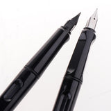 Max 2x Fountain Ink Pen Nib Pen Calligraphy Office School Stationery black