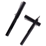 Max 2x Fountain Ink Pen Nib Pen Calligraphy Office School Stationery black