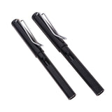 Max 2x Fountain Ink Pen Nib Pen Calligraphy Office School Stationery black