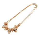 Max New Gold-plated Skull Bracelets Gothic
