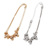 Max New Gold-plated Skull Bracelets Gothic