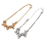Max New Gold-plated Skull Bracelets Gothic