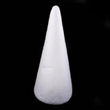 Max 20cm DIY Christmas Tree Styrofoam Foam and 40 Pieces Red Green Tinsel Stems