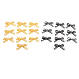 Maxbell 10pcs alloy bowknot jewelry making findings charms DIY crafts gold