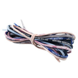 Max Printed English 3mm Flat Hair Rope Band Mixed Color