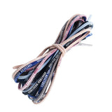 Max Printed English 3mm Flat Hair Rope Band Mixed Color