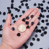 Max 200 Pieces PVC Rubber Pin Backs Pin Keepers for Tie Tack/ Lapel Pin Black