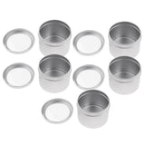 Max 5Pcs Aluminum Tin Storage Pot Candles Salves Containers Screw Lid 100ml