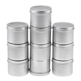 Max 5Pcs Aluminum Tin Storage Pot Candles Salves Containers Screw Lid 100ml