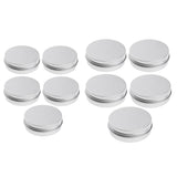 Max 10x 25/150ml Aluminium Lip Balm Tin Pots Cosmetic Cream Jar Bottle Container