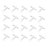 Max 20 Pieces Silverwhite DIY Cufflink Findings Cuff Link Blanks Backs Pad Base