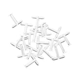 Max 20 Pieces Silverwhite DIY Cufflink Findings Cuff Link Blanks Backs Pad Base