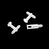 Max 20 Pieces Silverwhite DIY Cufflink Findings Cuff Link Blanks Backs Pad Base