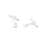 Max 20 Pieces Silverwhite DIY Cufflink Findings Cuff Link Blanks Backs Pad Base