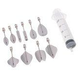 Max 1 Set Metal 3D Gelatin Jelly Art Pudding Cake Decorating Needles Tools B