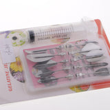 Max 1 Set Metal 3D Gelatin Jelly Art Pudding Cake Decorating Needles Tools B