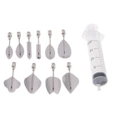 Max 1 Set Metal 3D Gelatin Jelly Art Pudding Cake Decorating Needles Tools B