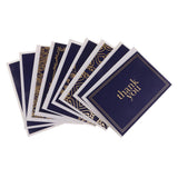 Max 9pcs golden stamping christmas wish card greeting card thank you card