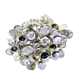 Max 100 Pieces Brooch Blank Lapel Pin Badge Base Pin-Back Button Base 23MM Iron