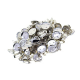 Max 100 Pieces Brooch Blank Lapel Pin Badge Base Pin-Back Button Base 23MM Iron