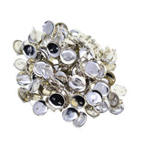 Max 100 Pieces Brooch Blank Lapel Pin Badge Base Pin-Back Button Base 23MM Iron