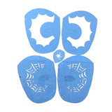 Max 1 Set Reusable Face Body Painting Stencil Template for Party Stage B 20x20cm