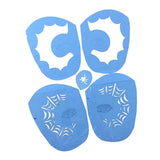 Max 1 Set Reusable Face Body Painting Stencil Template for Party Stage B 20x20cm