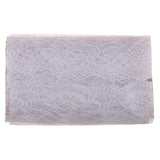 Max Rectangle Burlap Lace Hessian Table Runner Tablecloth for Wedding Party XMAS