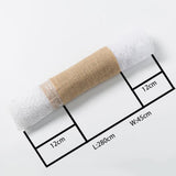 Max Rectangle Burlap Lace Hessian Table Runner Tablecloth for Wedding Party XMAS