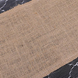 Max Rectangle Burlap Lace Hessian Table Runner Tablecloth for Wedding Party XMAS