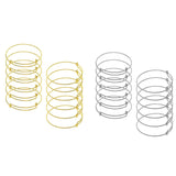 Max 12pcs 66mm adjustable Bangle Bracelet Blank Base for jewelry making  silver