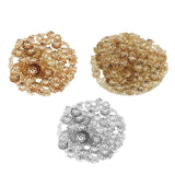 Max 300Pieces Iron Flower Beads Caps Beads Spacer for Jewelry Making 6mm Golden