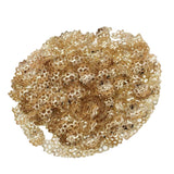 Max 300Pieces Iron Flower Beads Caps Beads Spacer for Jewelry Making 6mm Golden