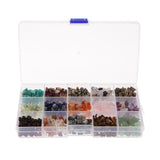 Maxbell 15 Colors Lots Mixed Gemstone Chips Beads For Jewelry Making Bracelet Crafts