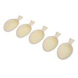 Maxbell 5 Pack One Step Fish Plastic Water Color Mixing Tray Water Dish Ink and Wash Painting Tools Art Painting Palette - 10 x 4.7 cm / 3.94 x 1.85inch