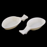 Maxbell 5 Pack One Step Fish Plastic Water Color Mixing Tray Water Dish Ink and Wash Painting Tools Art Painting Palette - 10 x 4.7 cm / 3.94 x 1.85inch