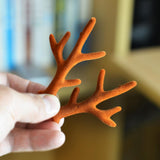 Max Decorative Reindeer Elk Antlers For Jewelry Making Hair Accessory DIY Crafts