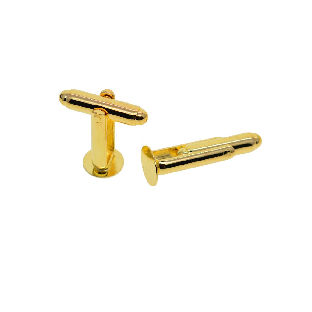 Max 20 Piece Brass Cufflink Cuff Links Blanks Round Bezel Trays Cabochon Setting