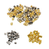 Maxbell 160pc plated Bead Caps Flower Tassel end beads Necklace Jewelry DIY gold