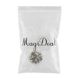 Maxbell 160pc plated Bead Caps Flower Tassel end beads Necklace Jewelry DIY platinum